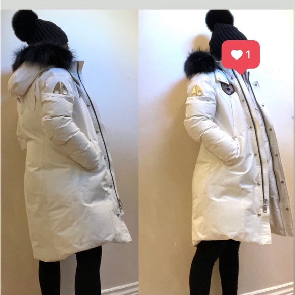 Authentic Moose Knuckles limited edition Down long parka hoody with real Fur - Picture 3 of 17